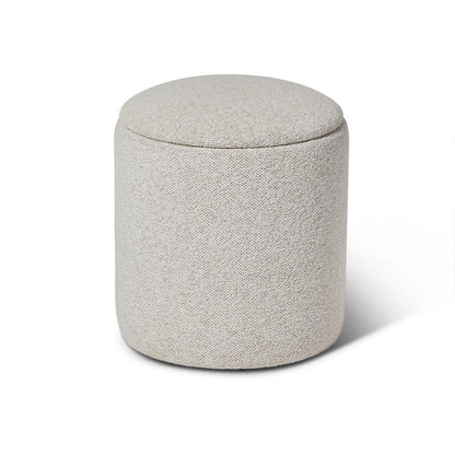 Abigail Drum Stool - Dove Grey - Laura James