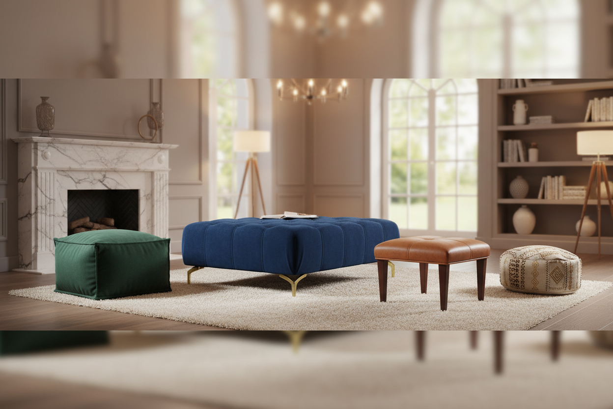 make a banner that shop like this is a Ottoman Stool shop